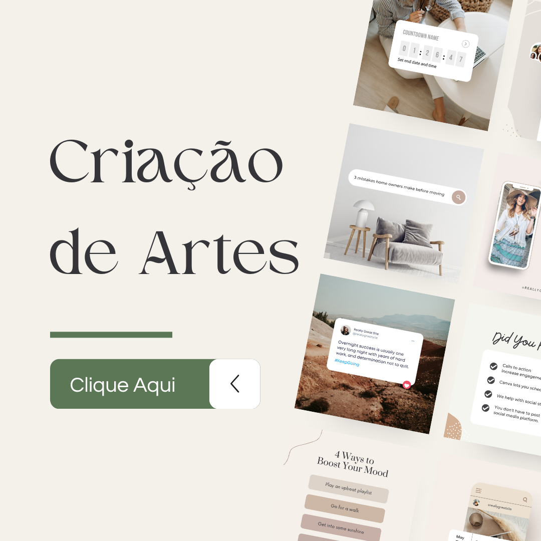 Criação de Artes