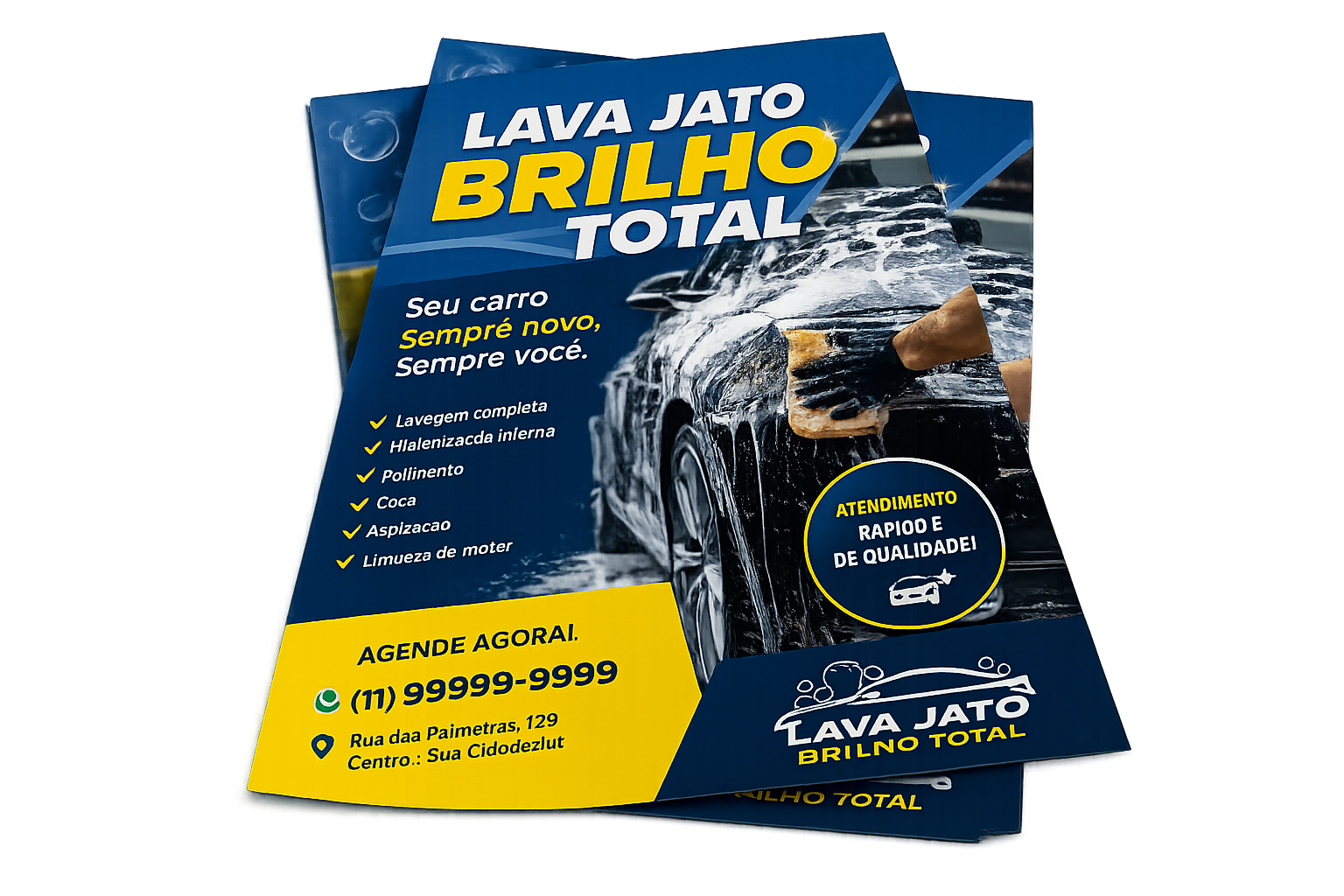 Exemplo de panfleto digital criado por aluno